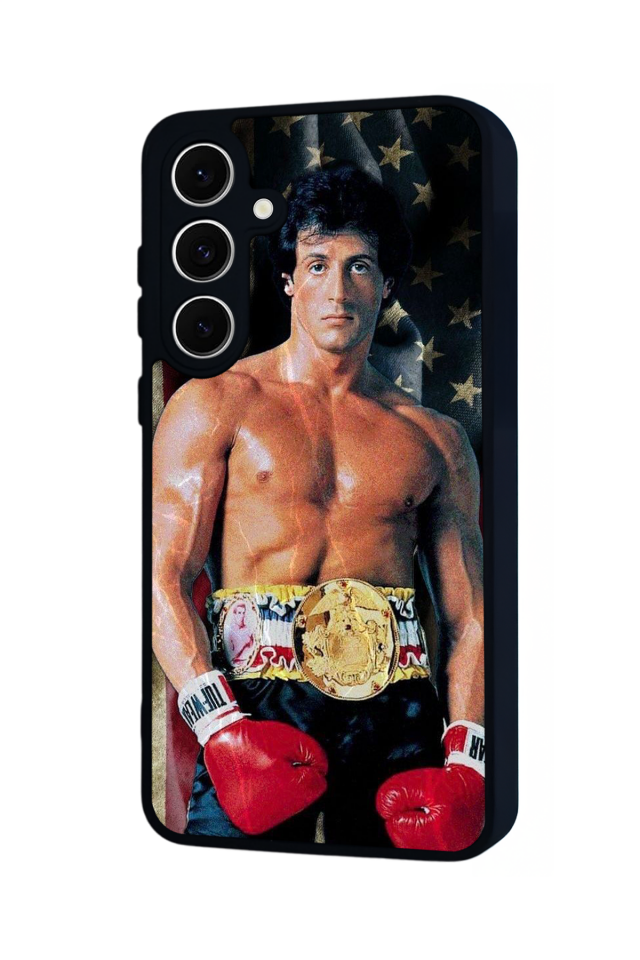 Samsung Galaxy S24 FE Uyumlu Rocky Tasarımlı Glossy Premium Kılıf