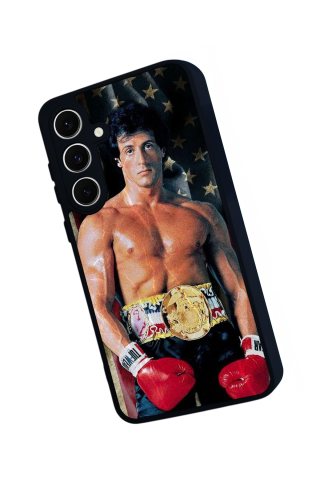 Samsung Galaxy S24 FE Uyumlu Rocky Tasarımlı Glossy Premium Kılıf