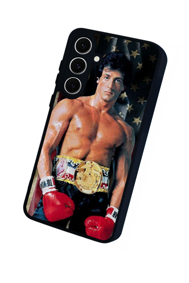 Samsung Galaxy S24 FE Uyumlu Rocky Tasarımlı Glossy Premium Kılıf