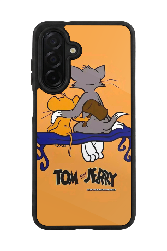 Samsung Galaxy A26 Uyumlu Tom And Jerry Tasarımlı Glossy Premium Kılıf