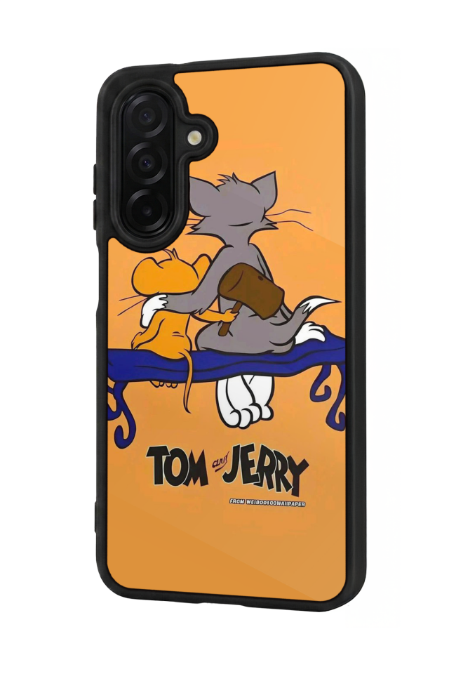 Samsung Galaxy A26 Uyumlu Tom And Jerry Tasarımlı Glossy Premium Kılıf
