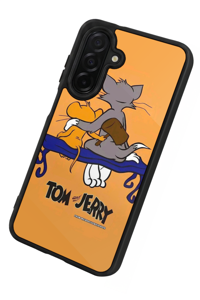 Samsung Galaxy A26 Uyumlu Tom And Jerry Tasarımlı Glossy Premium Kılıf