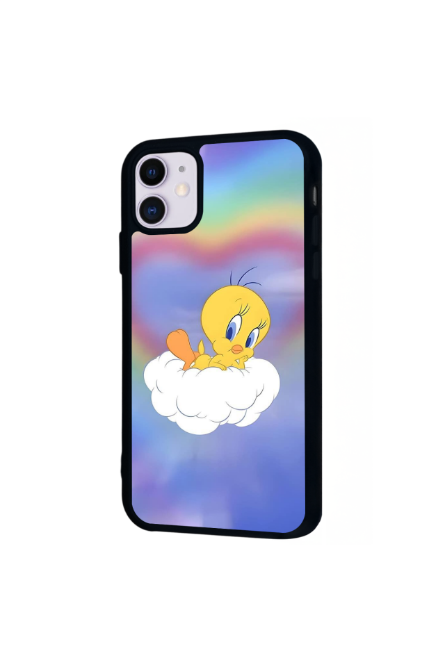 iPhone 11 Uyumlu Tweety Tasarımlı Glossy Premium Kılıf