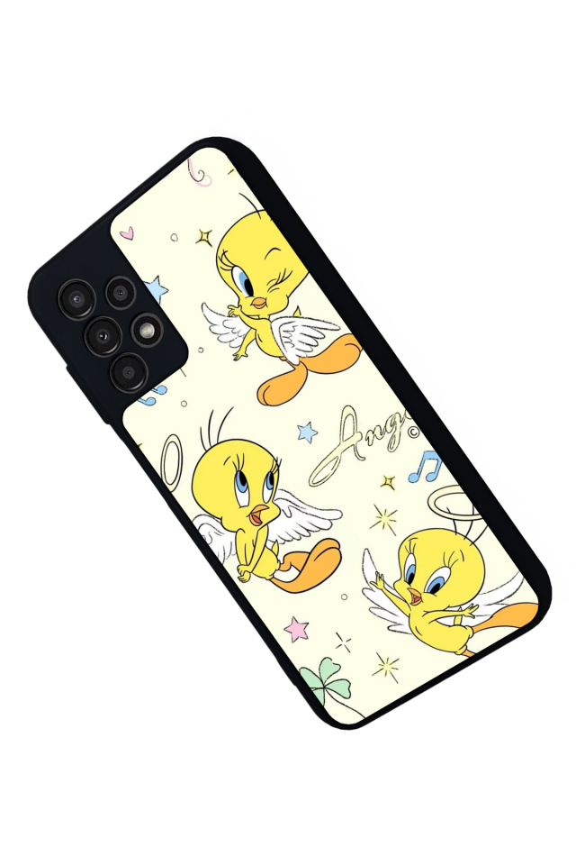 Samsung Galaxy A13 Uyumlu Tweety Tasarımlı Glossy Premium Kılıf