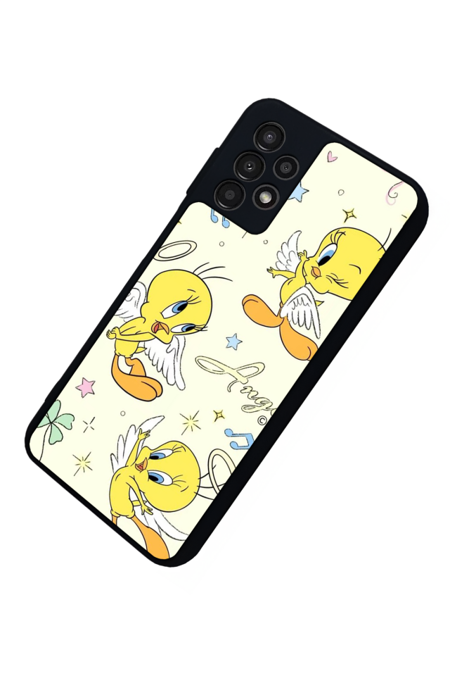 Samsung Galaxy A13 Uyumlu Tweety Tasarımlı Glossy Premium Kılıf