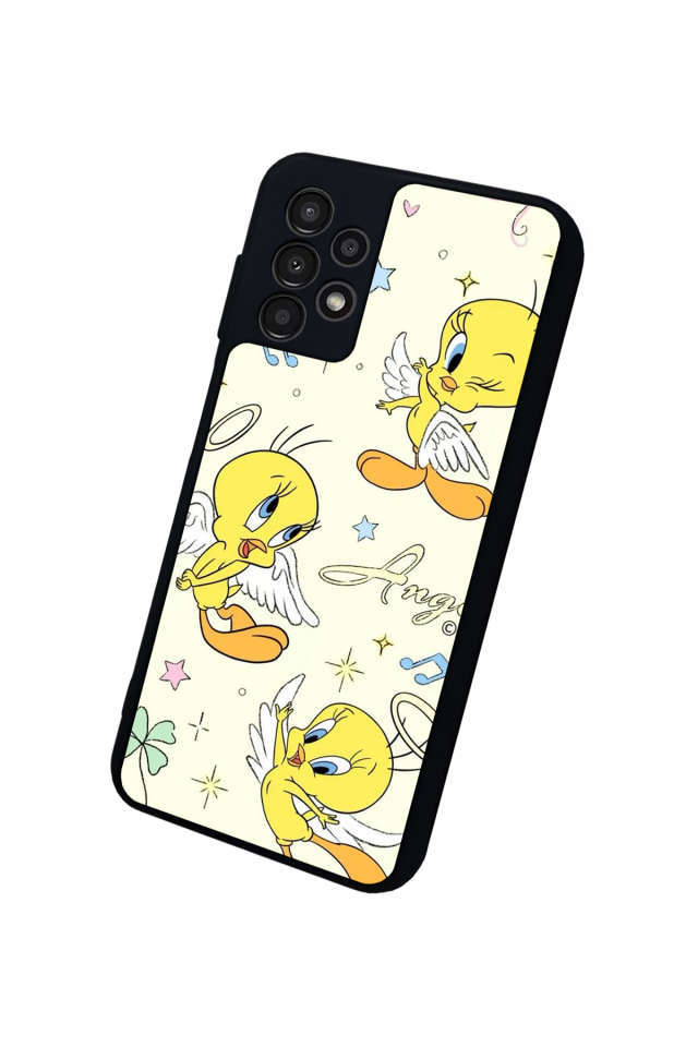 Samsung Galaxy A13 Uyumlu Tweety Tasarımlı Glossy Premium Kılıf