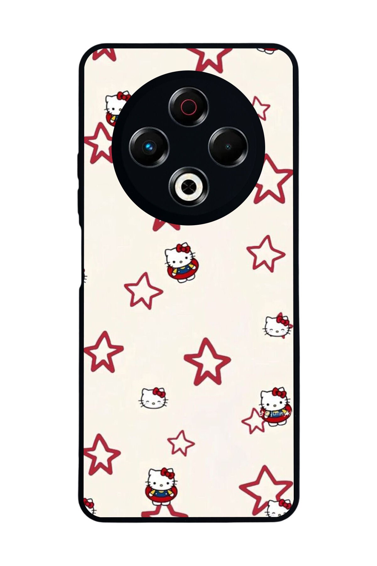 Tecno Spark 30 Uyumlu HelloKitty Tasarımlı Glossy Premium Kılıf