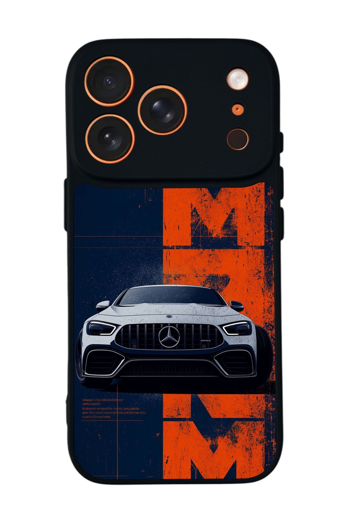 iPhone 17 Pro Uyumlu Mercedes Tasarımlı Glossy Premium Kılıf