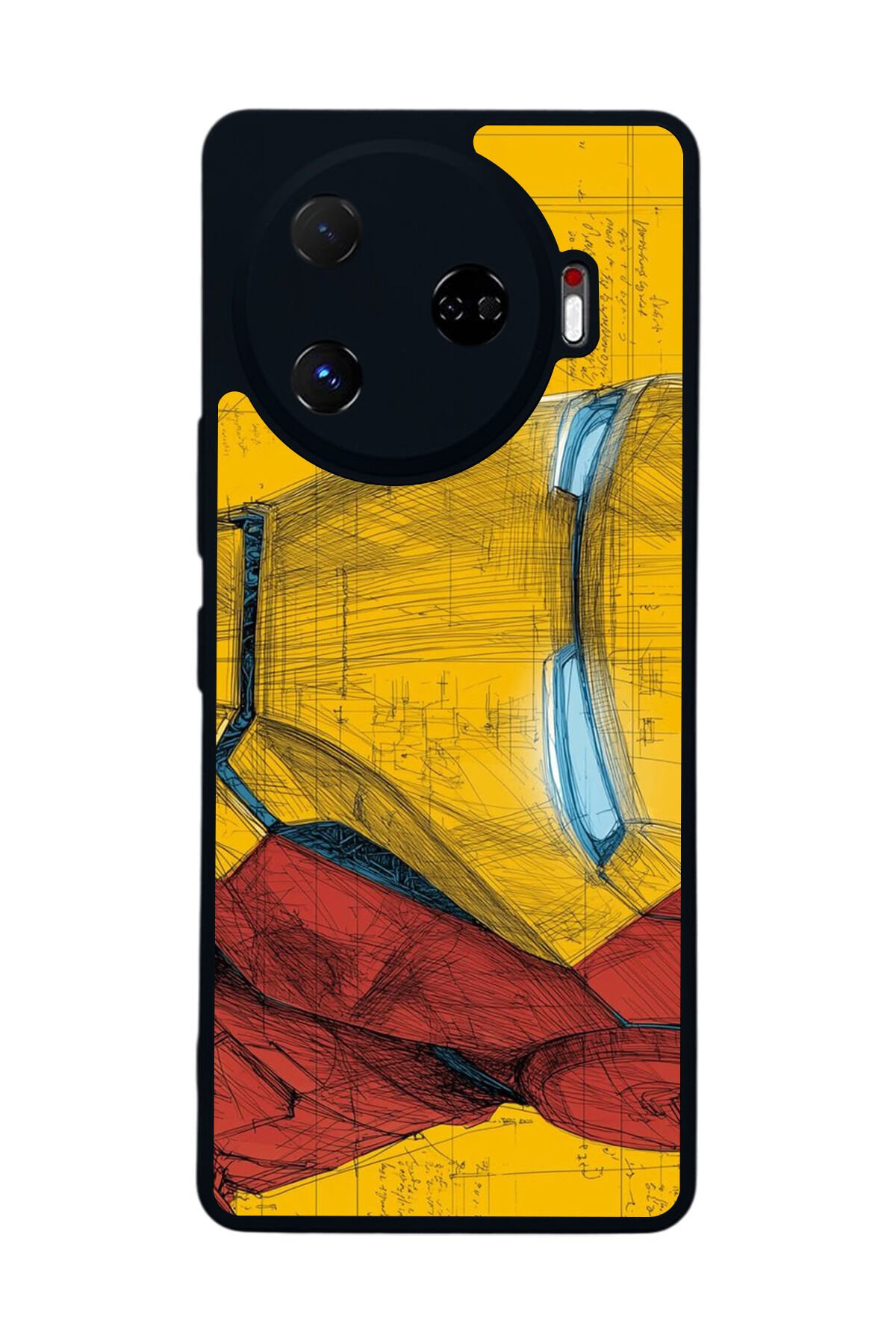 Tecno Camon 30 Pro Uyumlu Iron Man ( Demir Adam ) Tasarımlı Glossy Premium Kılıf