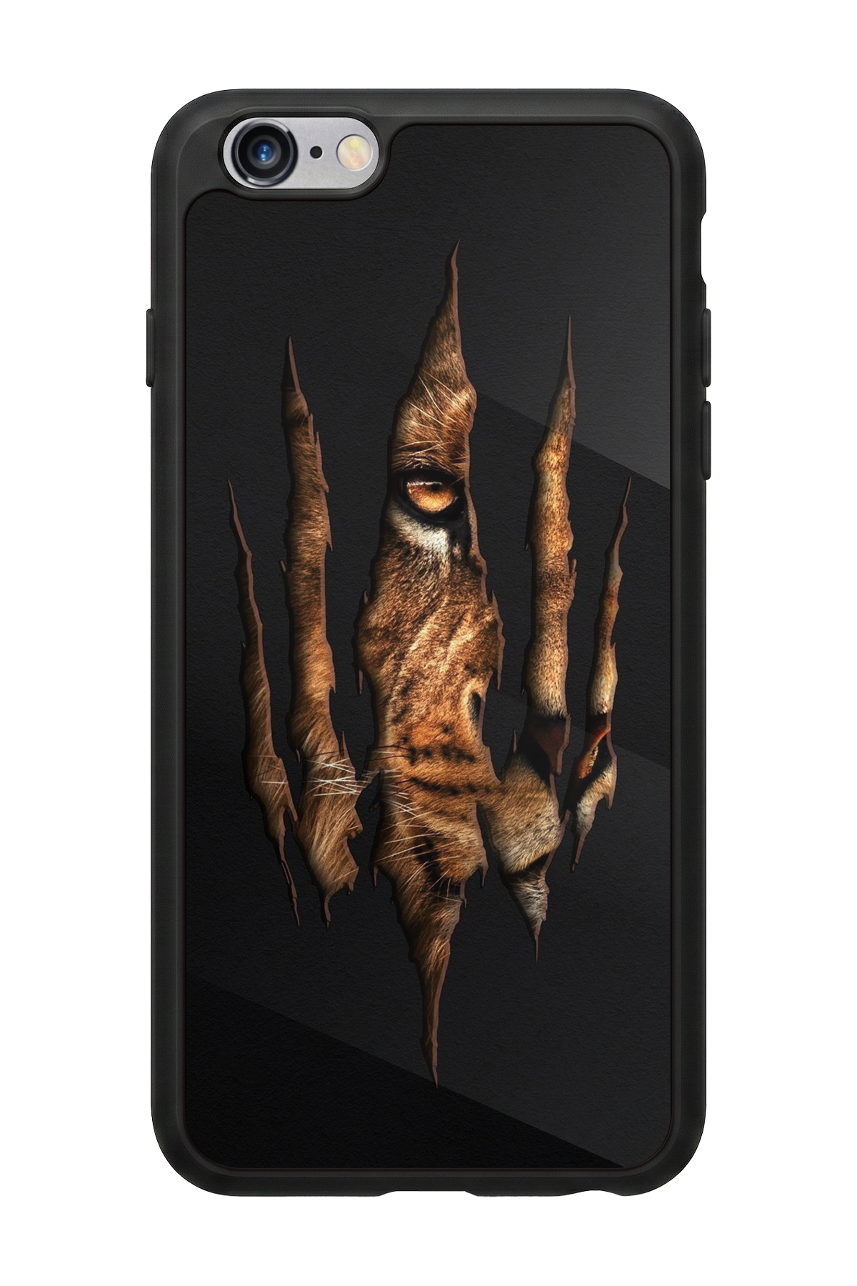 iPhone 6 Plus Uyumlu Aslan Tasarımlı Glossy Premium Kılıf