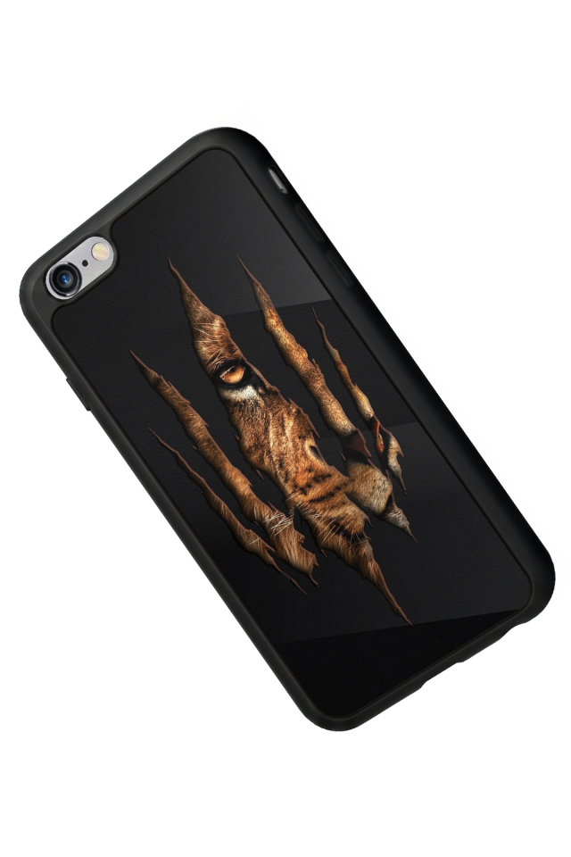 iPhone 6 Plus Uyumlu Aslan Tasarımlı Glossy Premium Kılıf