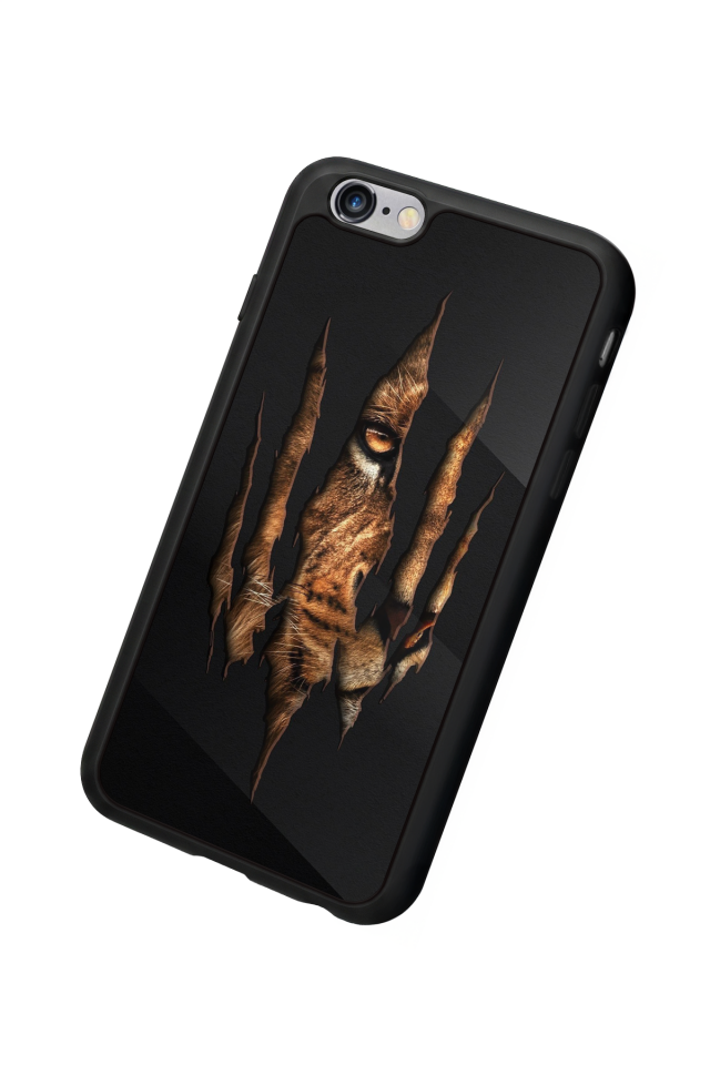 iPhone 6 Plus Uyumlu Aslan Tasarımlı Glossy Premium Kılıf