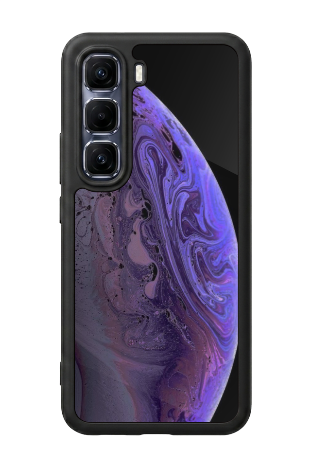 Infinix Hot 60 Pro Plus Uyumlu Ay Tasarımlı Glossy Premium Kılıf