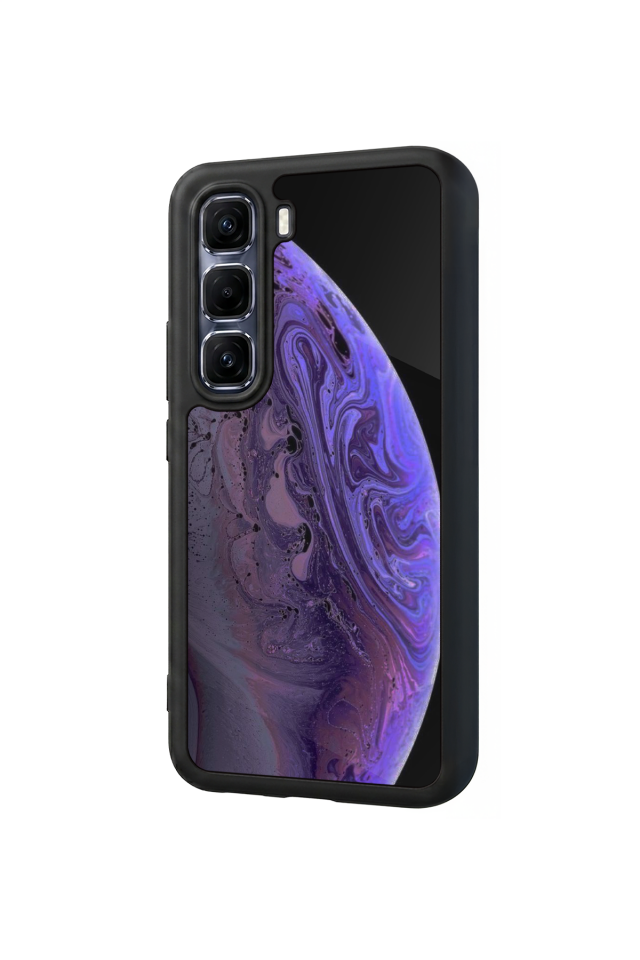 Infinix Hot 60 Pro Plus Uyumlu Ay Tasarımlı Glossy Premium Kılıf