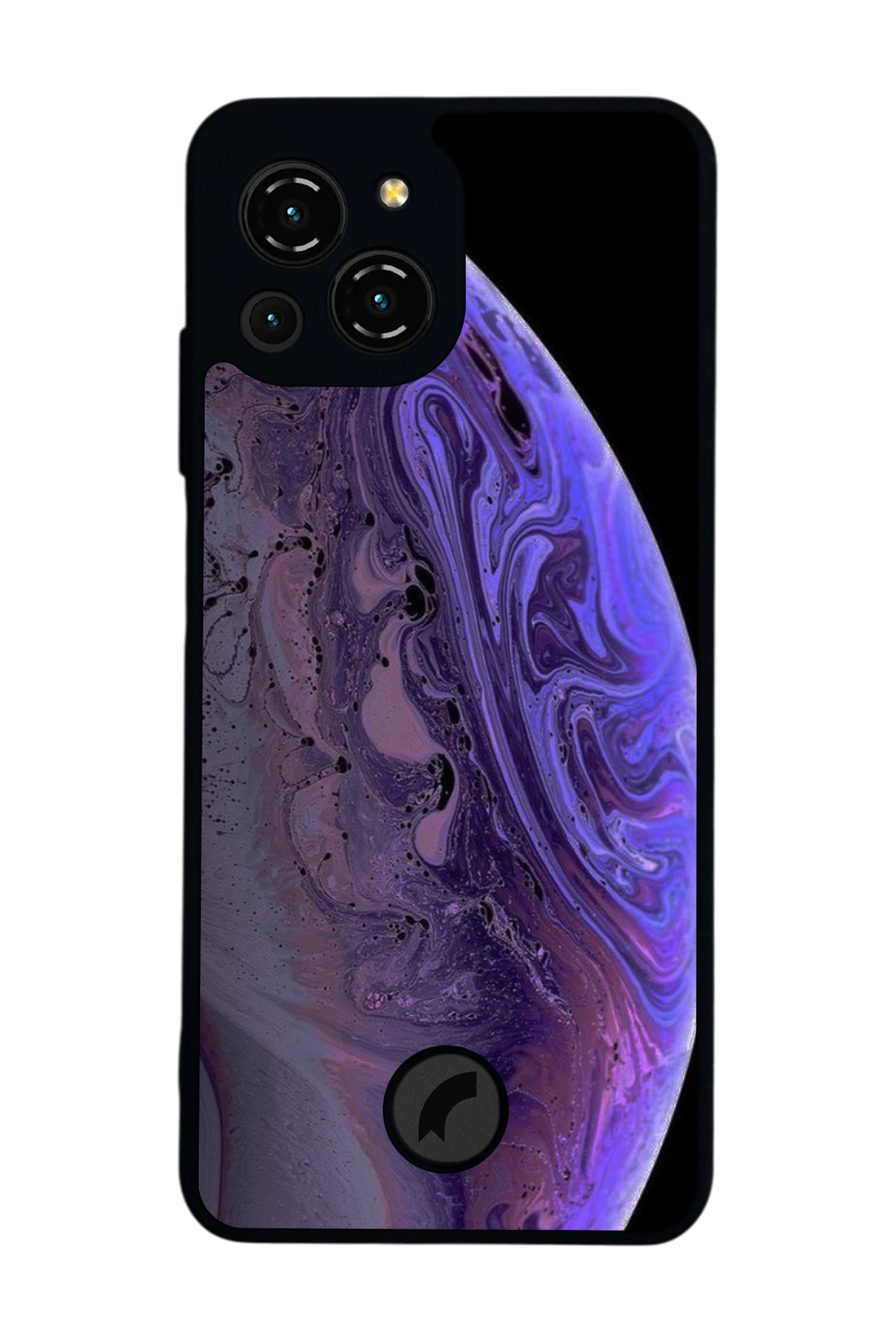 Reeder S23 Pro Max Uyumlu Ay Tasarımlı Glossy Premium Kılıf