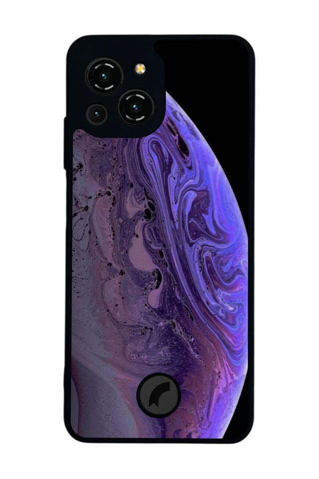 Reeder S23 Pro Max Uyumlu Ay Tasarımlı Glossy Premium Kılıf