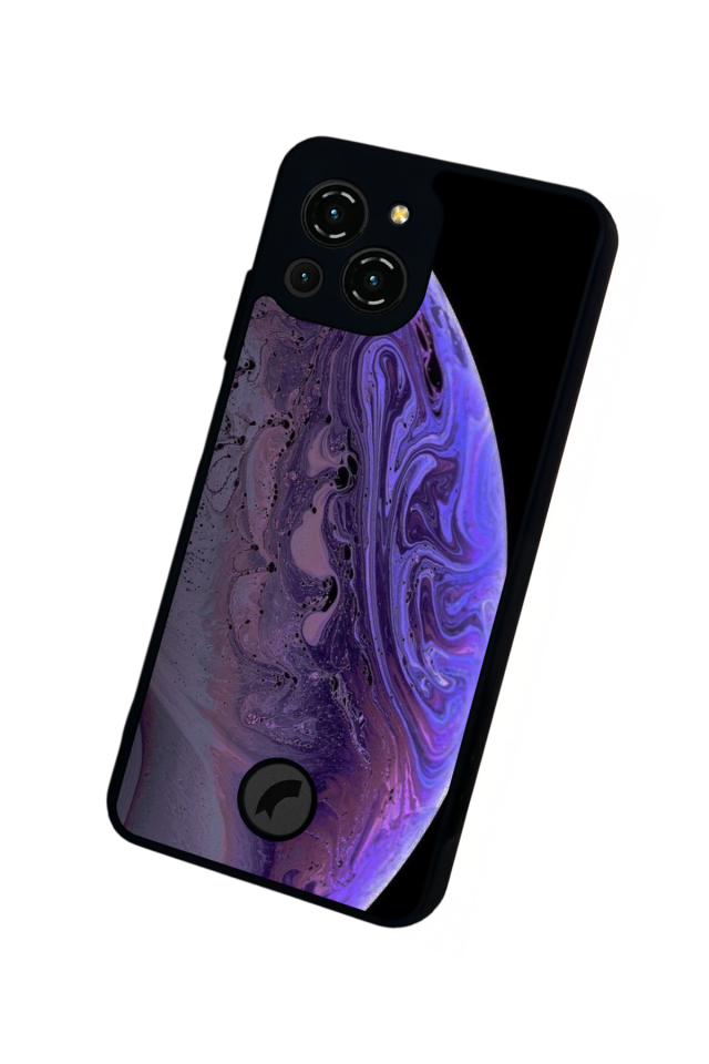 Reeder S23 Pro Max Uyumlu Ay Tasarımlı Glossy Premium Kılıf