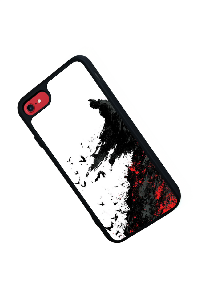 iPhone SE Uyumlu Batman Tasarımlı Glossy Premium Kılıf