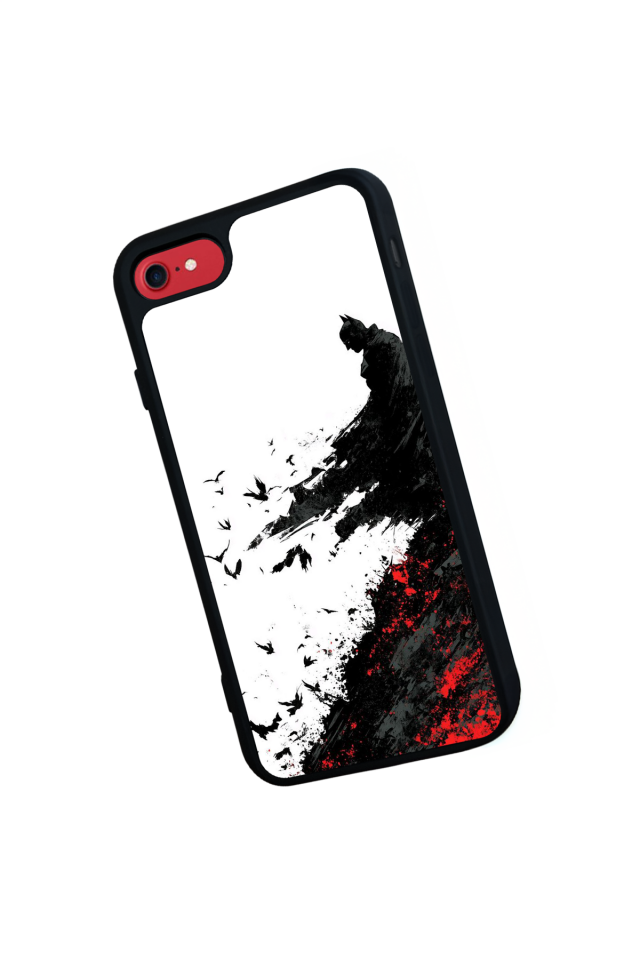 iPhone SE Uyumlu Batman Tasarımlı Glossy Premium Kılıf
