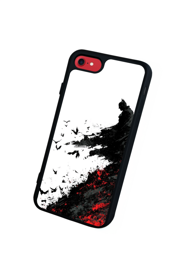 iPhone SE Uyumlu Batman Tasarımlı Glossy Premium Kılıf