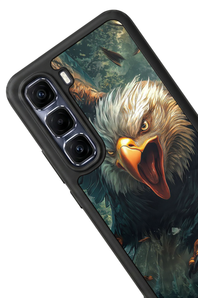 Infinix Hot 60 Pro Plus Uyumlu Besiktas Tasarımlı Glossy Premium Kılıf