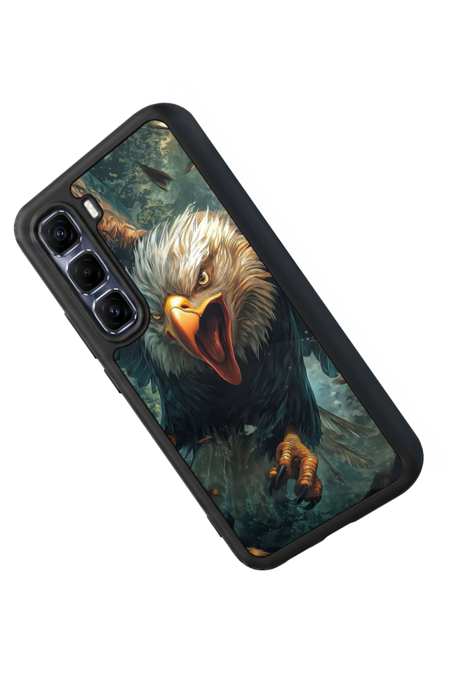 Infinix Hot 60 Pro Plus Uyumlu Besiktas Tasarımlı Glossy Premium Kılıf