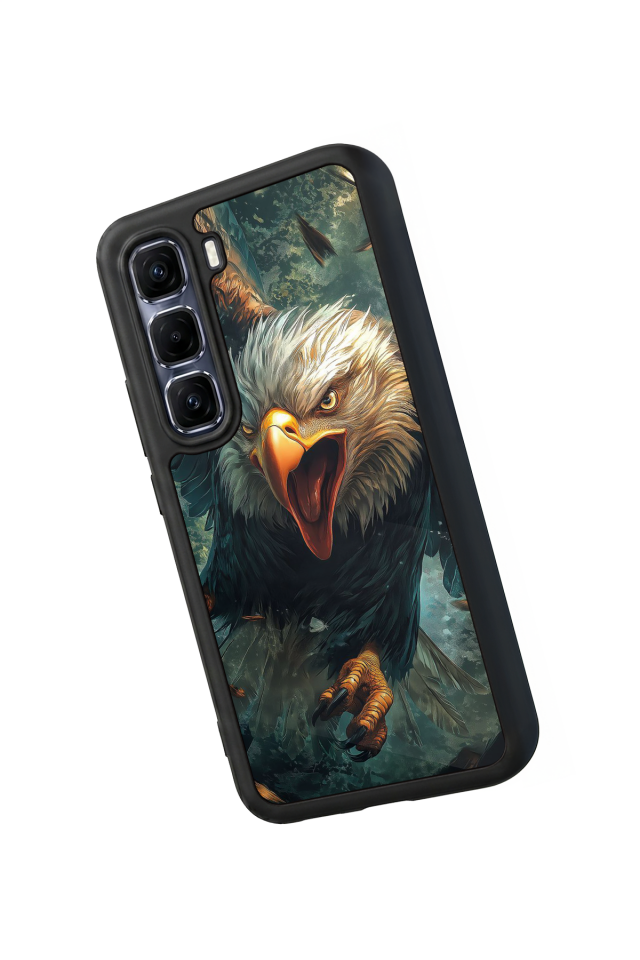 Infinix Hot 60 Pro Plus Uyumlu Besiktas Tasarımlı Glossy Premium Kılıf