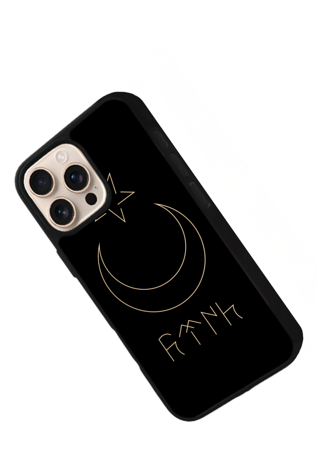 iPhone 14 Pro Uyumlu Bozkurt Tasarımlı Glossy Premium Kılıf