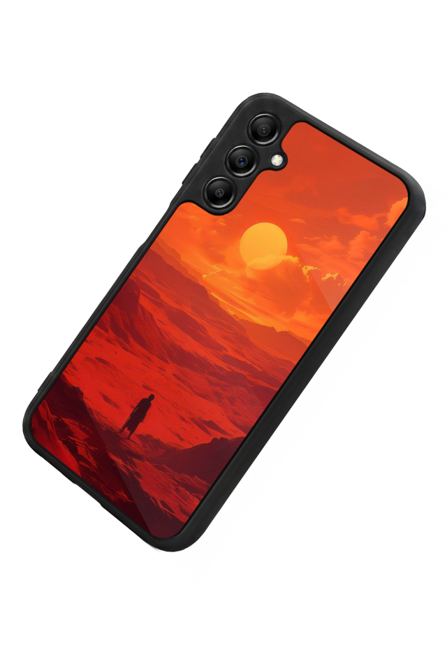 Samsung Galaxy A14 Uyumlu Güneş Tasarımlı Glossy Premium Kılıf