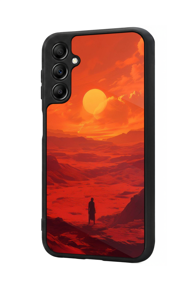 Samsung Galaxy A14 Uyumlu Güneş Tasarımlı Glossy Premium Kılıf