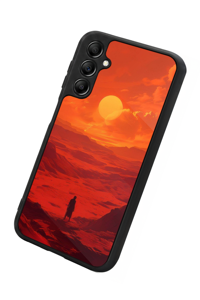 Samsung Galaxy A14 Uyumlu Güneş Tasarımlı Glossy Premium Kılıf