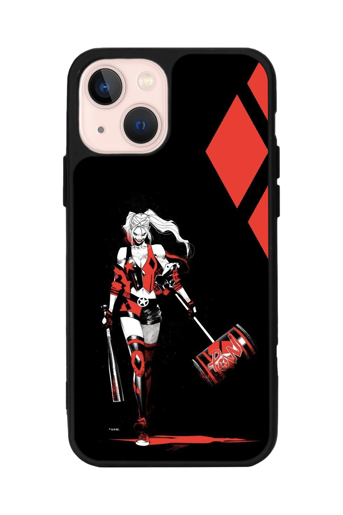 iPhone 13 Mini Uyumlu HarleyQueen Tasarımlı Glossy Premium Kılıf