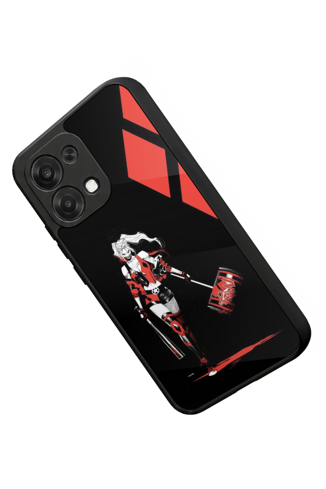 Oppo A6 Pro Uyumlu HarleyQueen Tasarımlı Glossy Premium Kılıf
