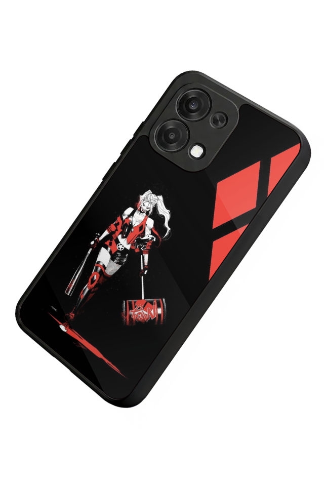 Oppo A6 Pro Uyumlu HarleyQueen Tasarımlı Glossy Premium Kılıf