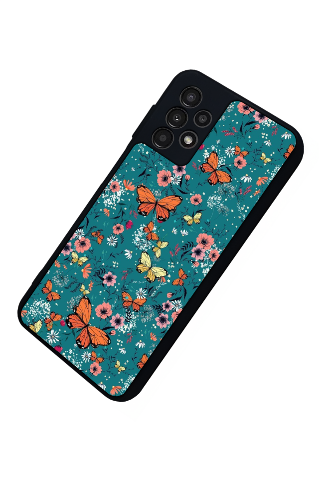 Samsung Galaxy A23 Uyumlu Kelebek Tasarımlı Glossy Premium Kılıf