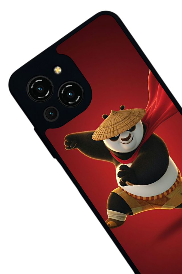 Reeder S23 Pro Max Uyumlu Kung Fu Panda Tasarımlı Glossy Premium Kılıf