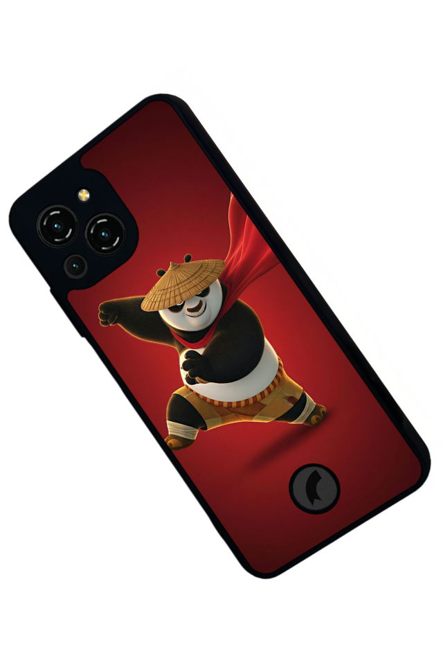 Reeder S23 Pro Max Uyumlu Kung Fu Panda Tasarımlı Glossy Premium Kılıf