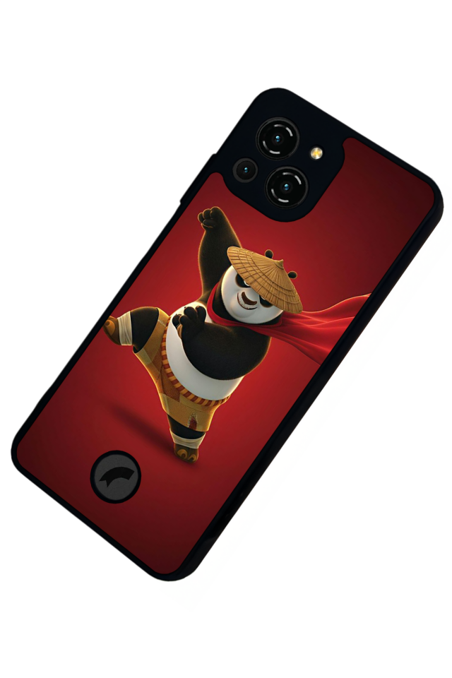 Reeder S23 Pro Max Uyumlu Kung Fu Panda Tasarımlı Glossy Premium Kılıf