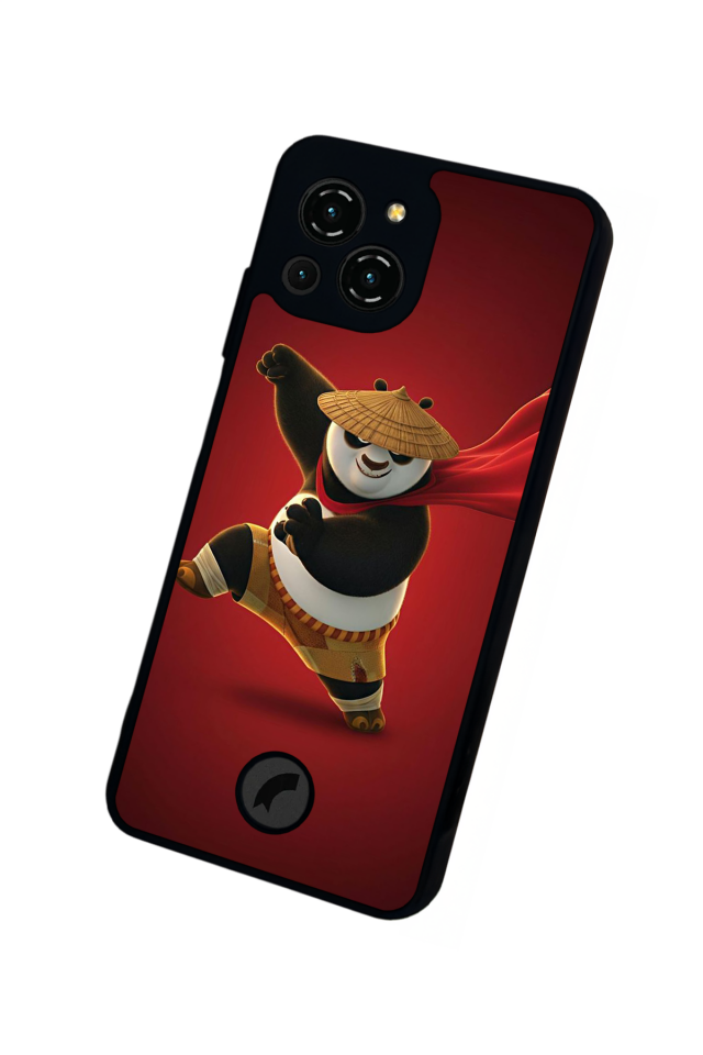 Reeder S23 Pro Max Uyumlu Kung Fu Panda Tasarımlı Glossy Premium Kılıf