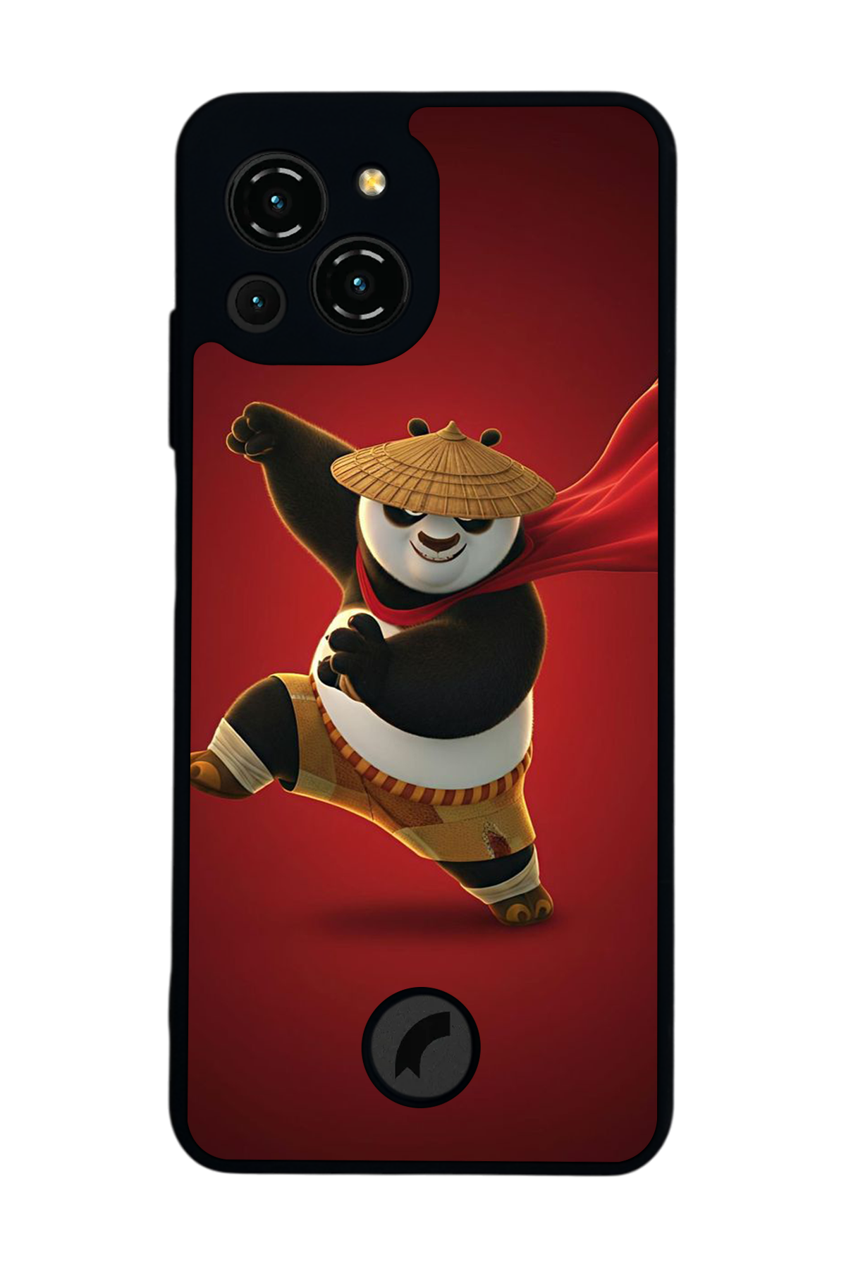 Reeder S23 Pro Max Uyumlu Kung Fu Panda Tasarımlı Glossy Premium Kılıf
