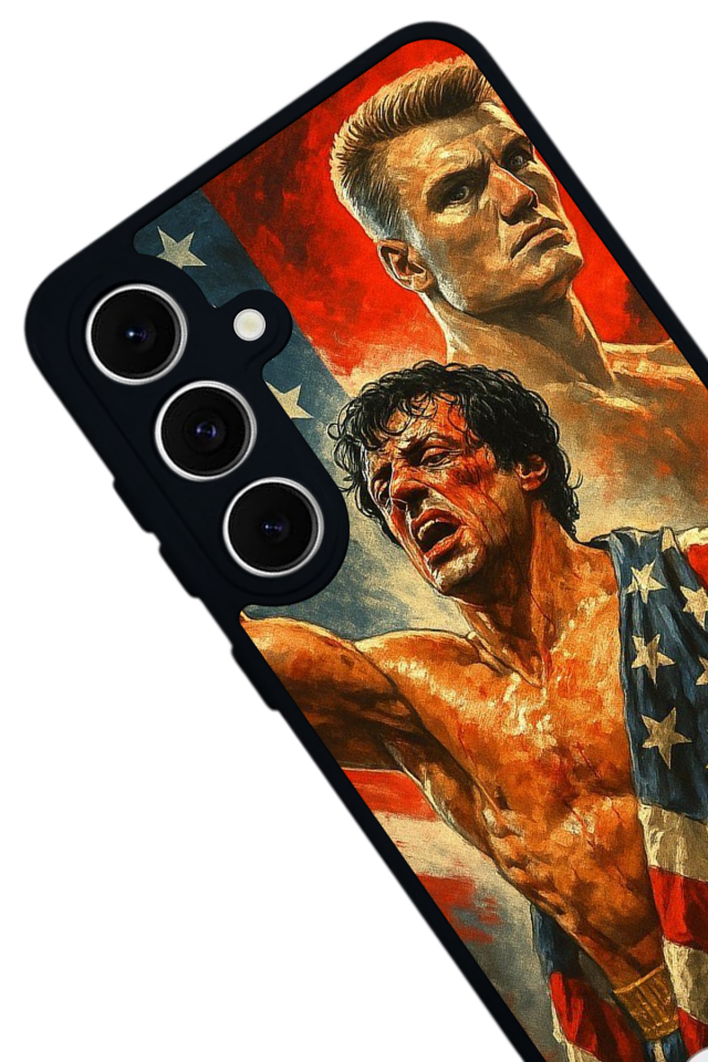 Samsung Galaxy S24 FE Uyumlu Rocky Tasarımlı Glossy Premium Kılıf