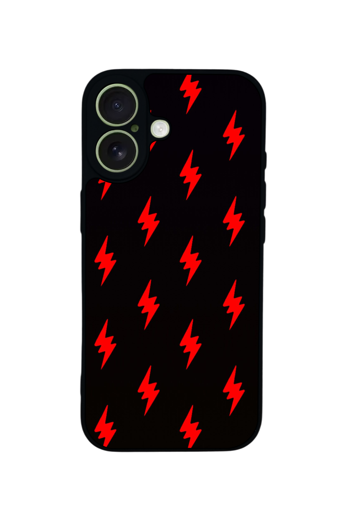 iPhone 17 Uyumlu Simsek Tasarımlı Glossy Premium Kılıf