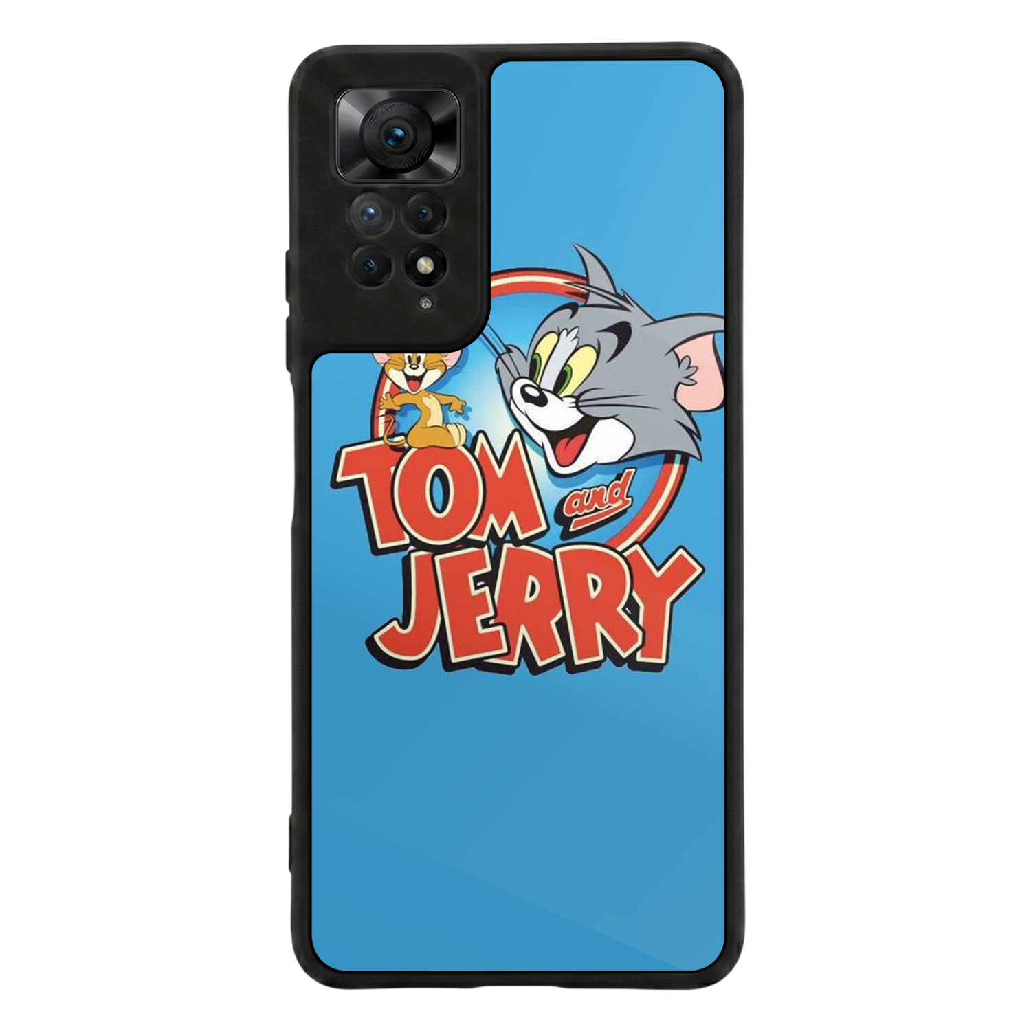 Xiaomi Redmi Note 12 Pro Uyumlu Tom And Jerry Tasarımlı Glossy Premium Kılıf