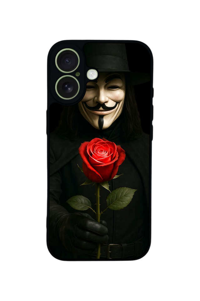 iPhone 17 Uyumlu Vendetta Tasarımlı Glossy Premium Kılıf