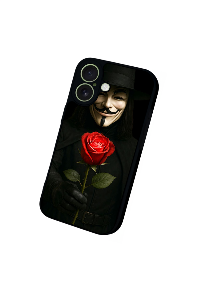 iPhone 17 Uyumlu Vendetta Tasarımlı Glossy Premium Kılıf