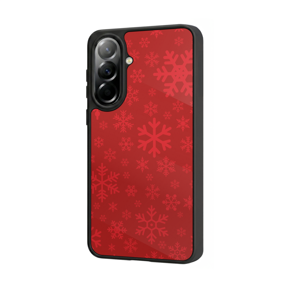 Samsung Galaxy A37 Uyumlu Yilbasi Christmas Tasarımlı Glossy Premium Kılıf