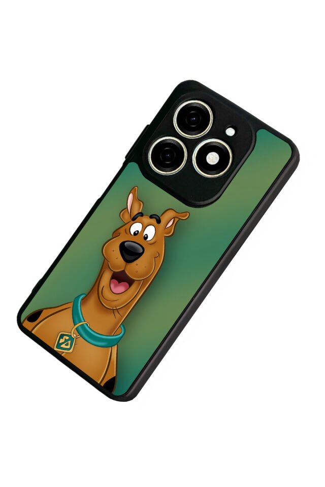 Tecno Spark 20/20C Uyumlu Scooby Doo Tasarımlı Glossy Premium Kılıf