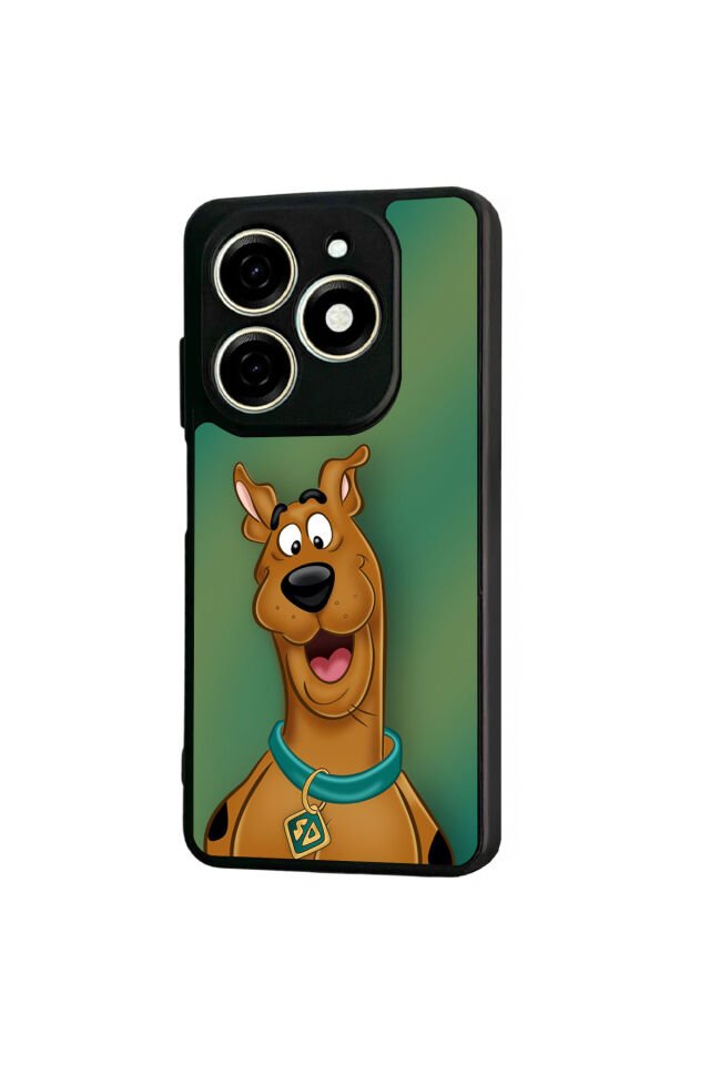 Tecno Spark 20/20C Uyumlu Scooby Doo Tasarımlı Glossy Premium Kılıf