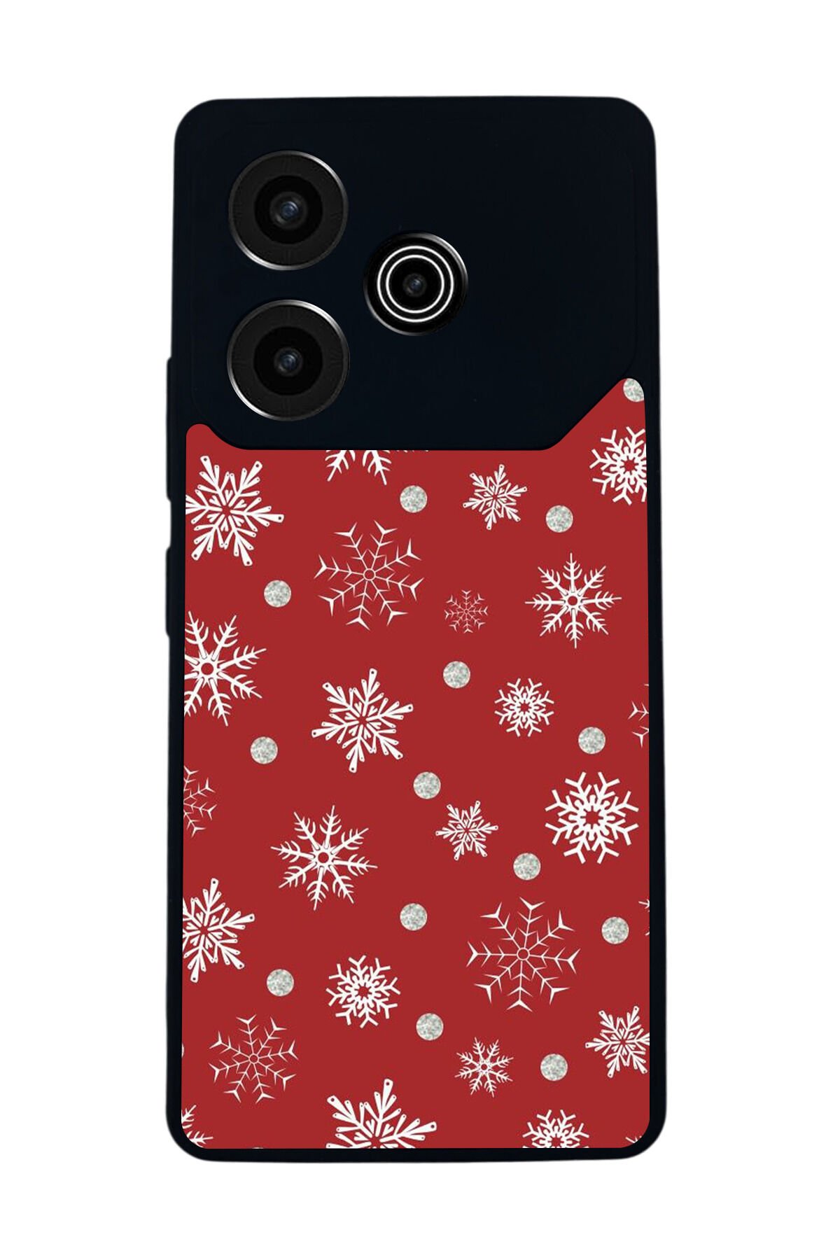 Tecno Pova 6 Uyumlu Yilbasi Christmas Tasarımlı Glossy Premium Kılıf