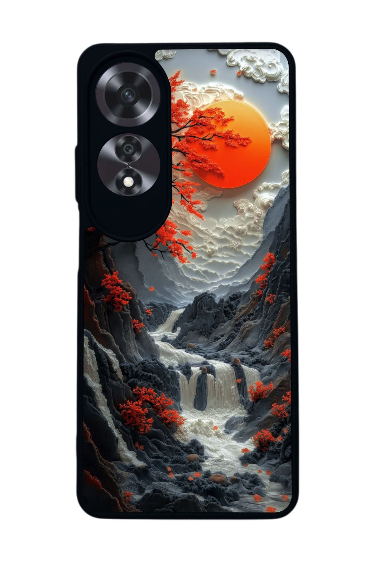 Oppo A60 Mat Siyah uyumlu Kılıf – Yumuşak Silikon, Koruyucu, Şok Emici Kapak